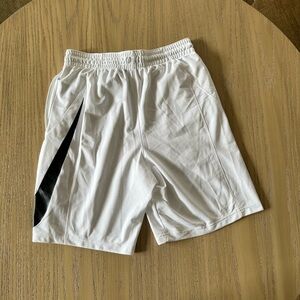 White Nike Dri-Fit Shorts